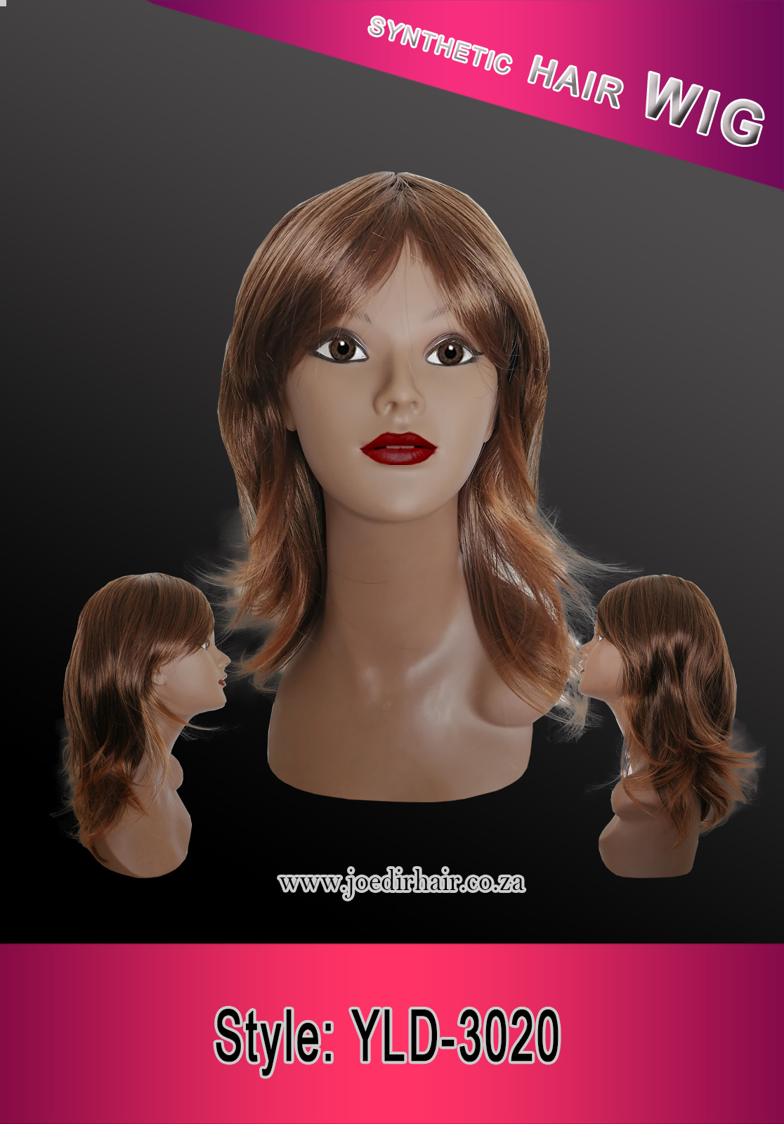 Brown bob wig